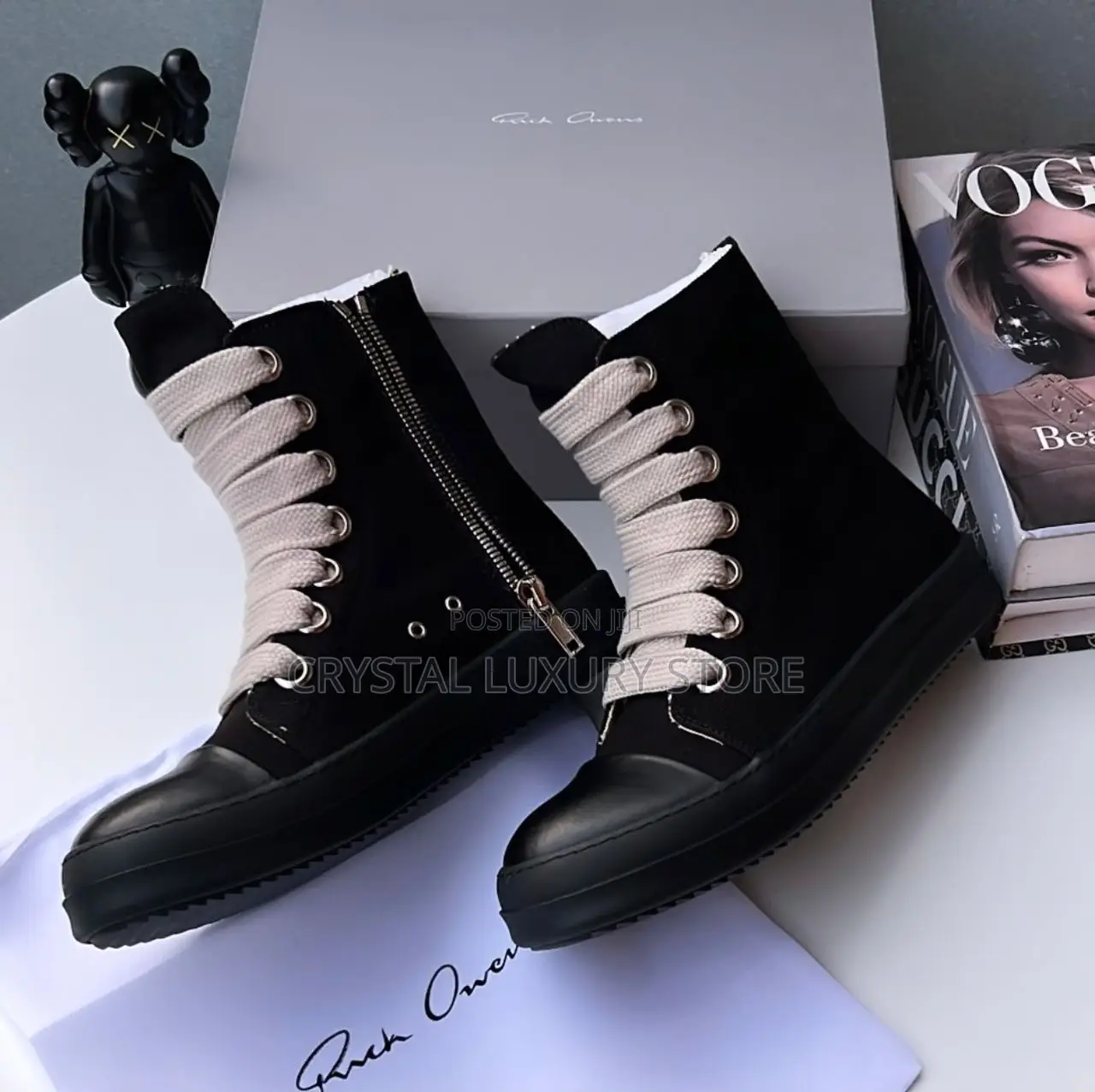 Rick Owen Quality Luxury Men Sneakers