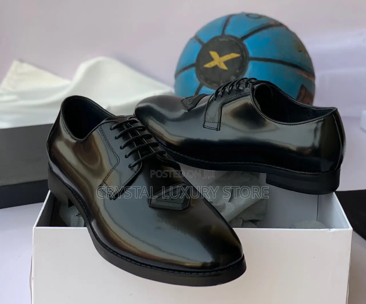 Prada Quality Luxury Men Genuine Leather Shoe