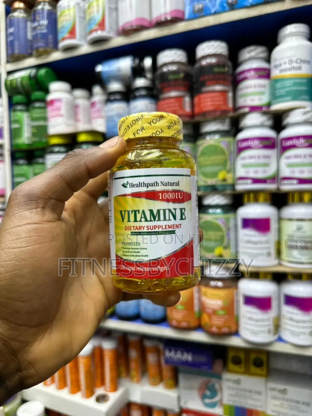 Vitamin E 1000IU X 100 Softgels Healthpath Natural