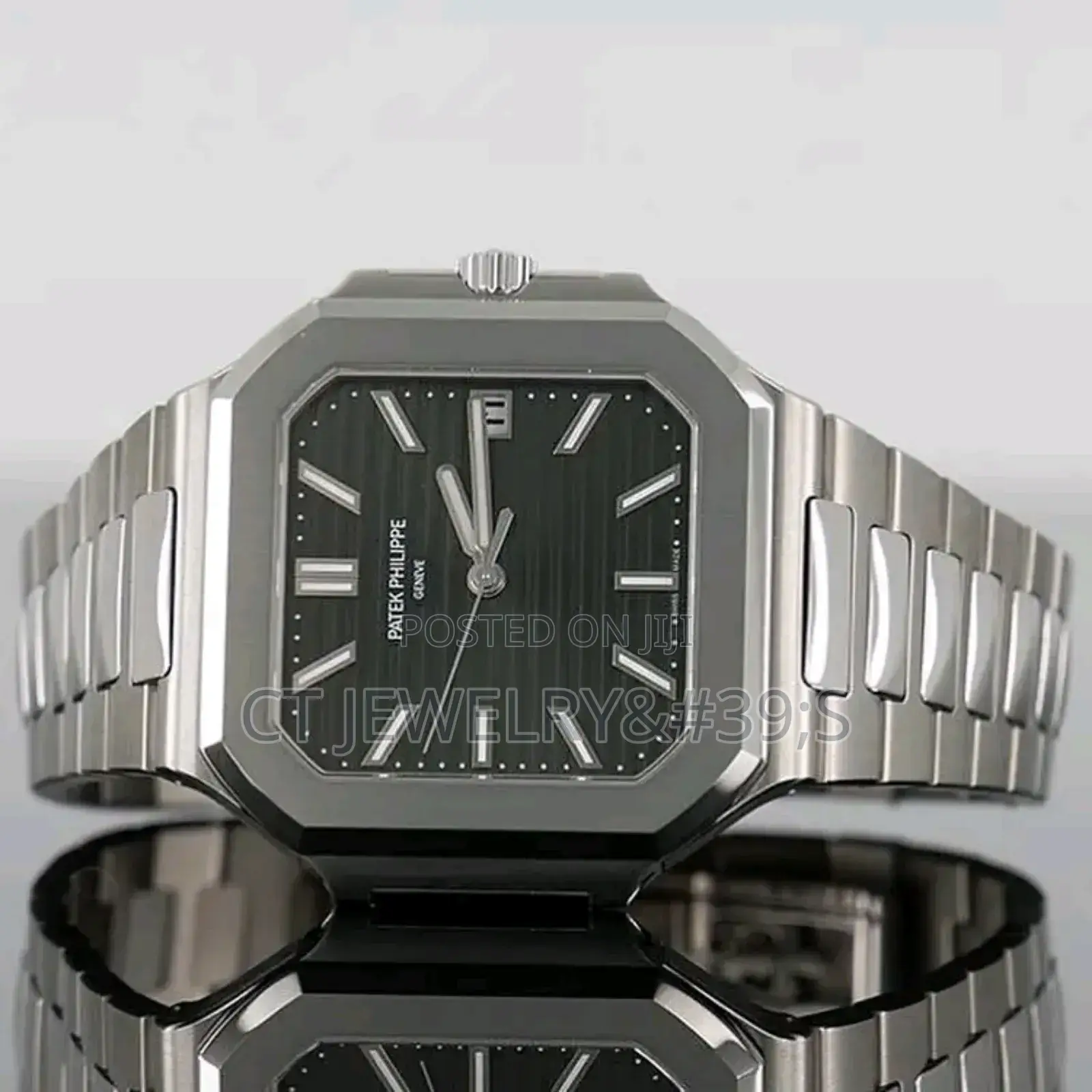 Nice Classic PATEK PHILIPPE CUBITUS Stainless Steel Luxury