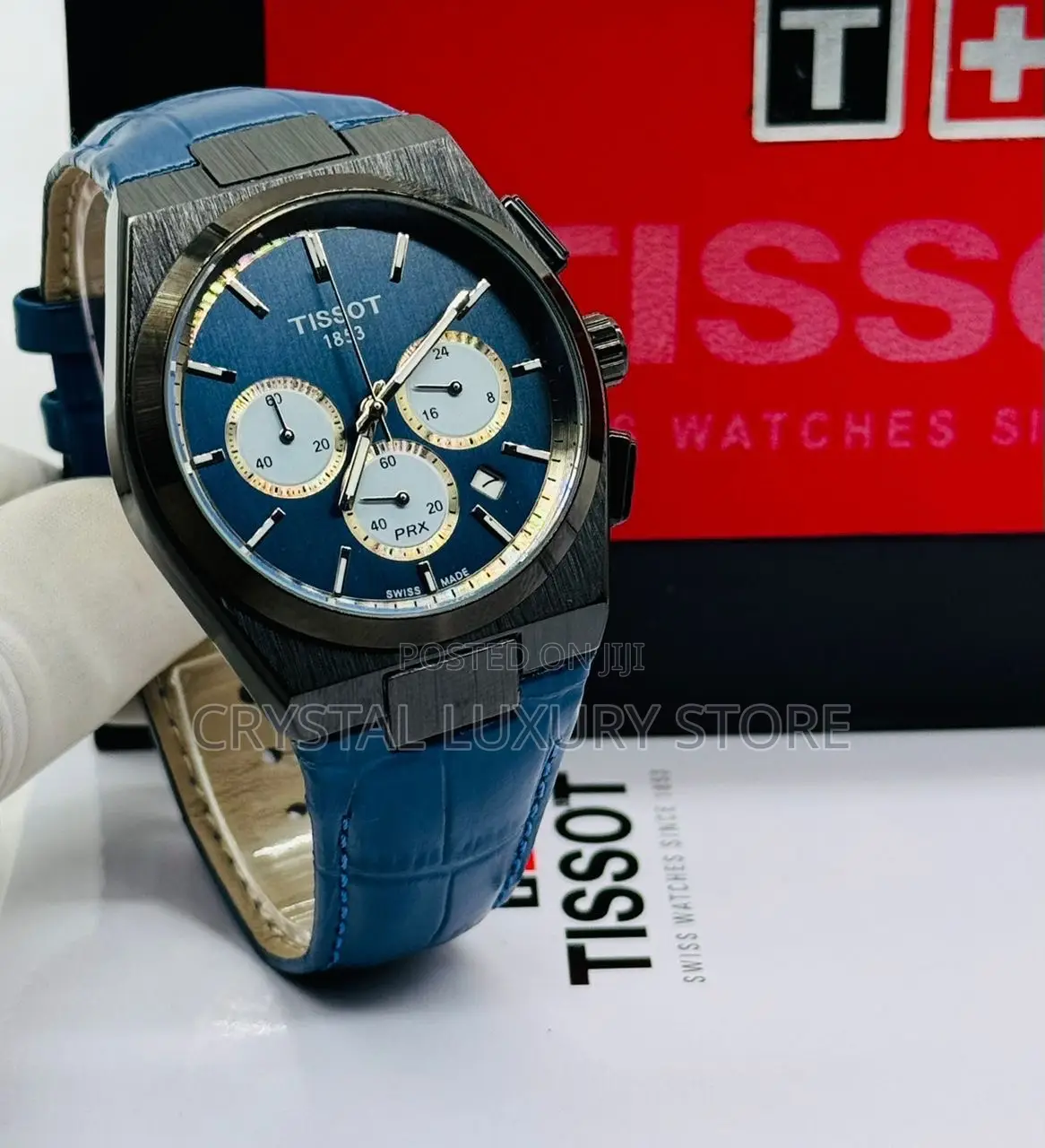 Tissot Quality Luxury Men Genuine Leather Wristwatch