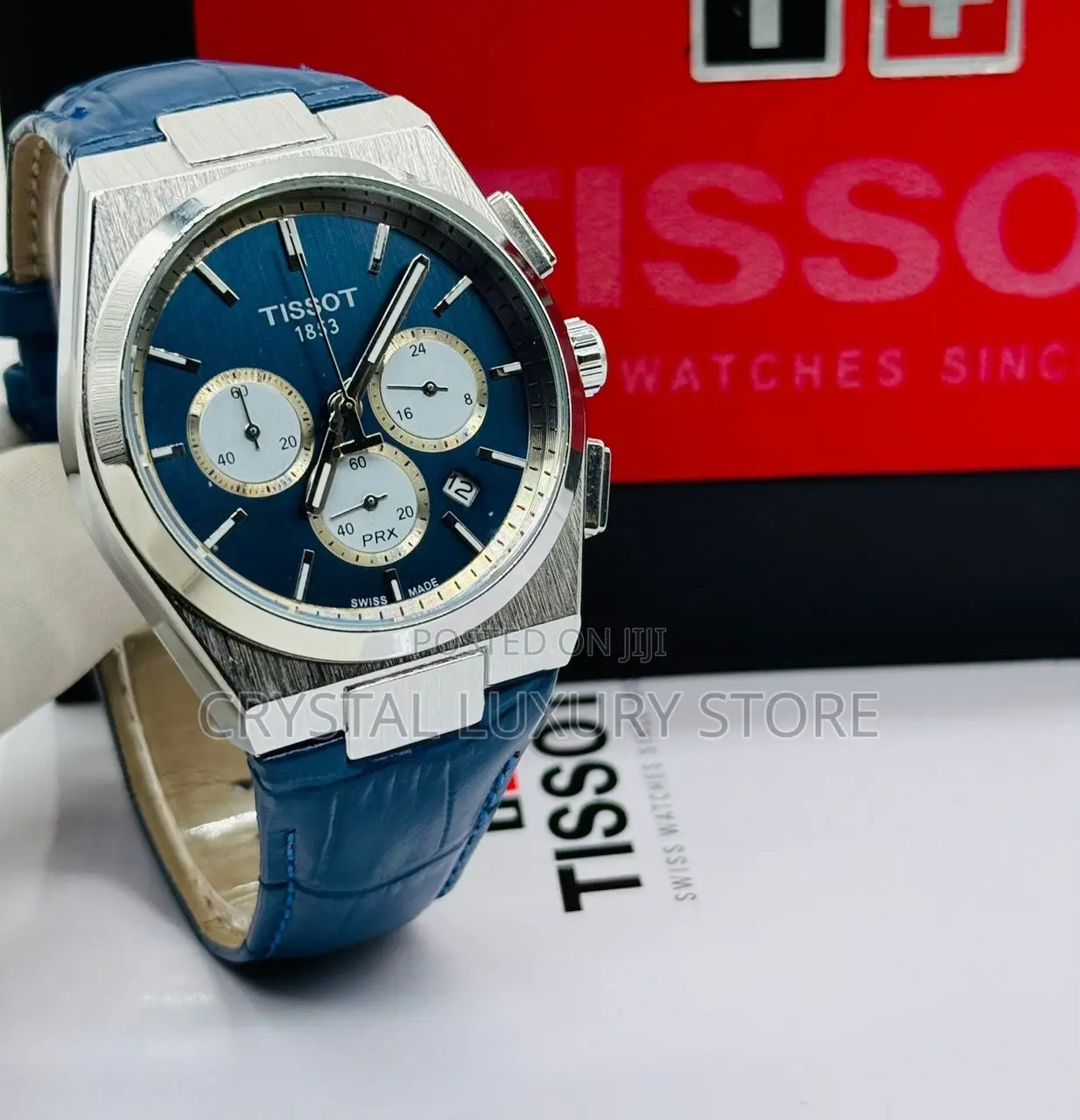 Tissot Quality Luxury Men Genuine Leather Wristwatch