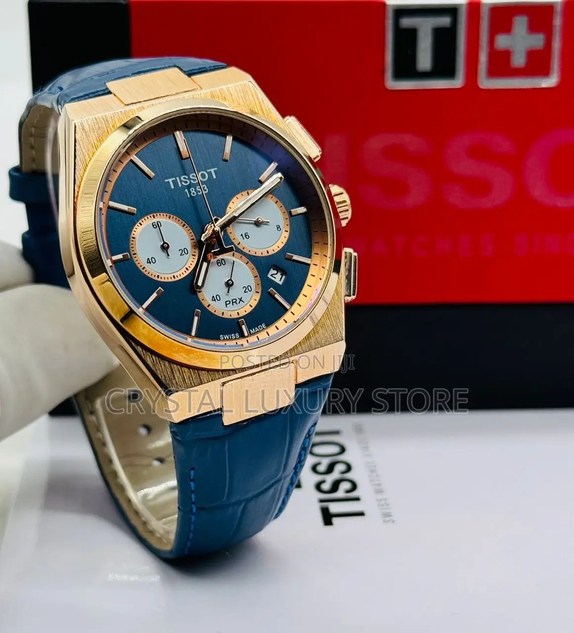 Tissot Quality Luxury Men Genuine Leather Wristwatch