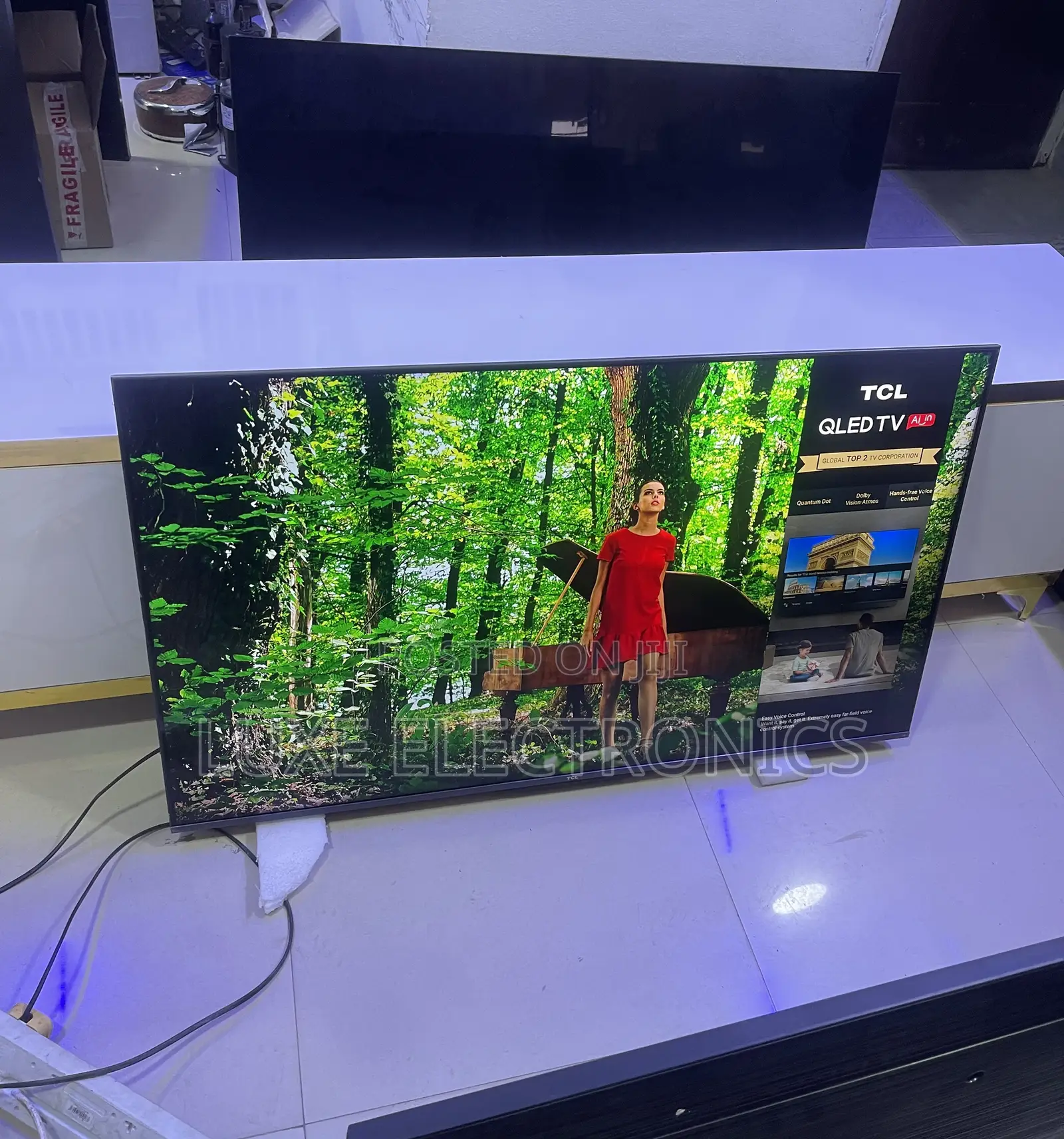 50 Inches Made In Europe TCL QLED 4K Frameless Android Tv