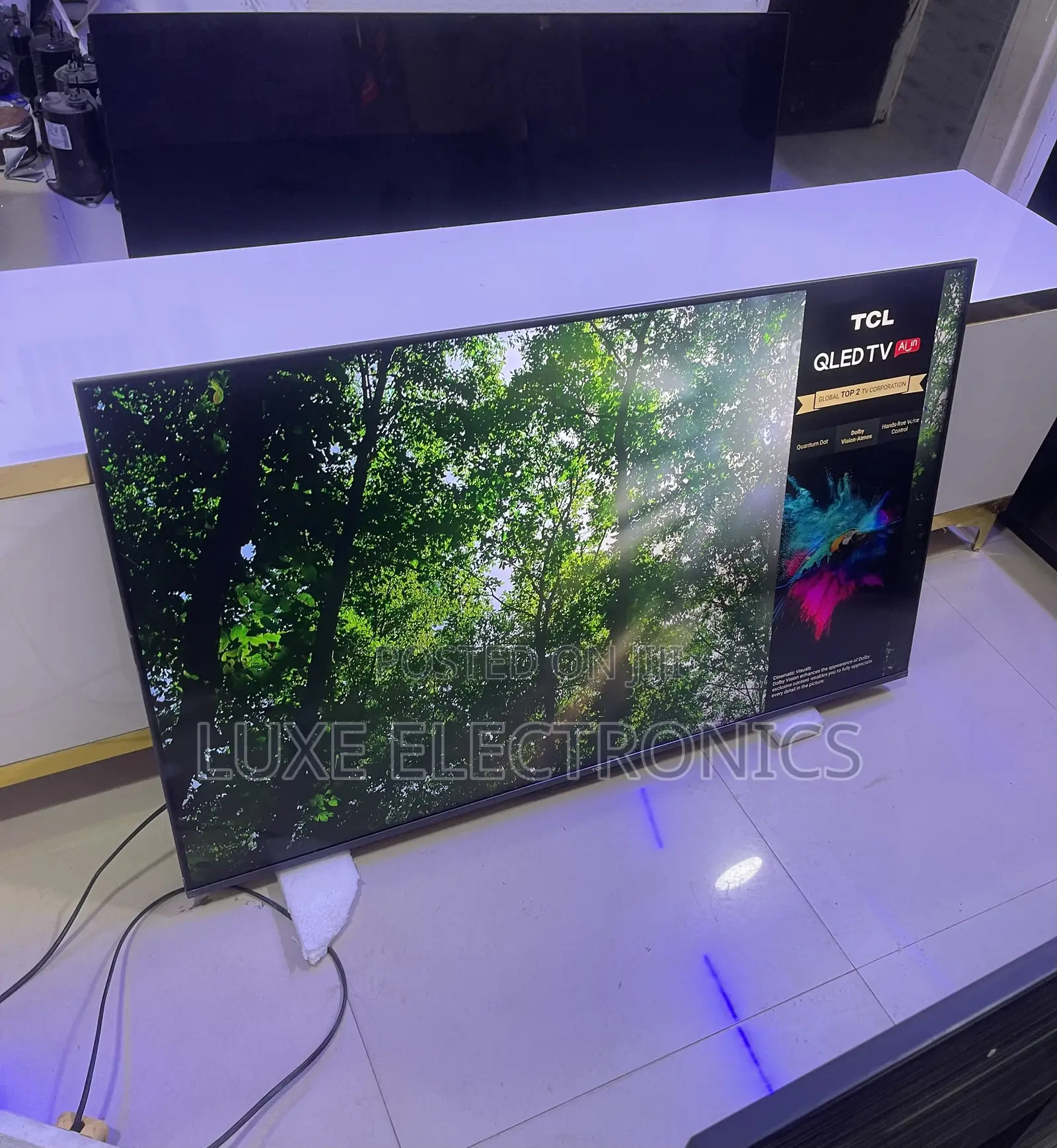 50 Inches Made In Europe TCL QLED 4K Frameless Android Tv