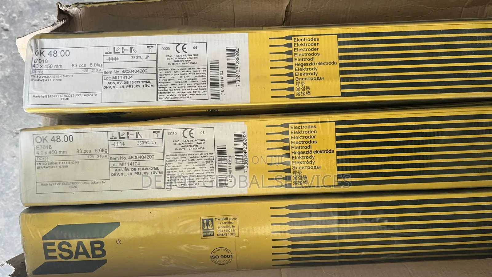 Esab Ok48 4mm X 450mm Electrode Paper Packet