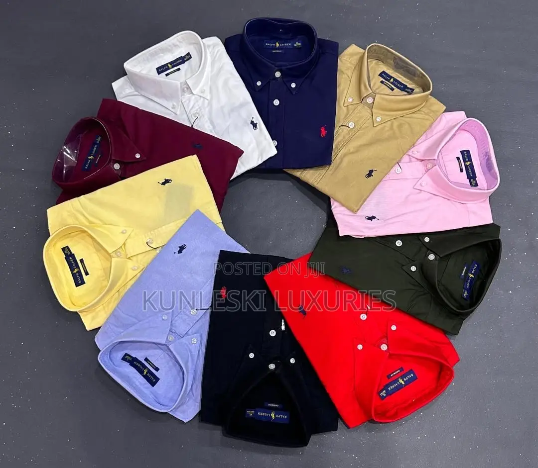Original Polo Ralph Lauren Plain Shirt Collections For Men