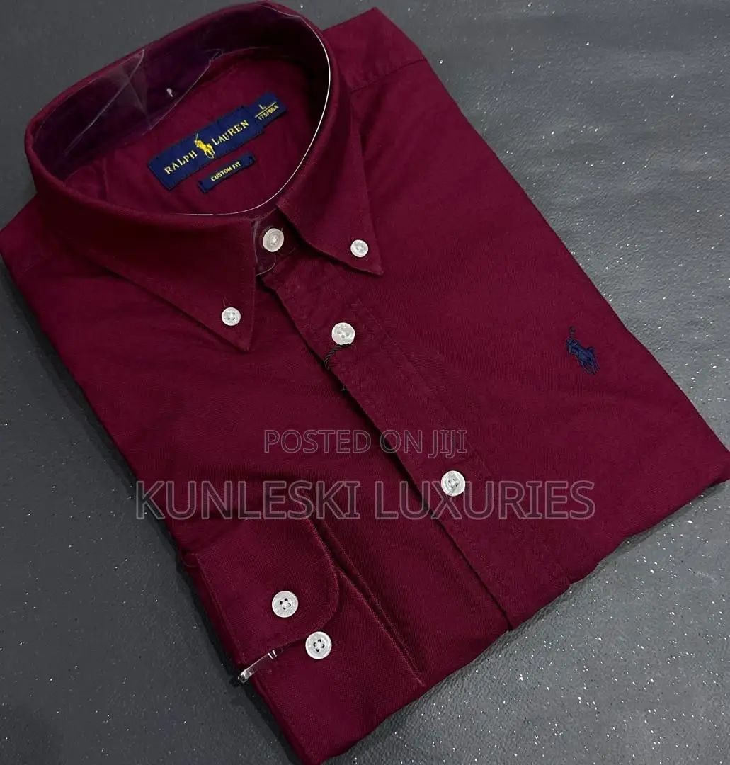 Original Polo Ralph Lauren Plain Shirt Collections For Men