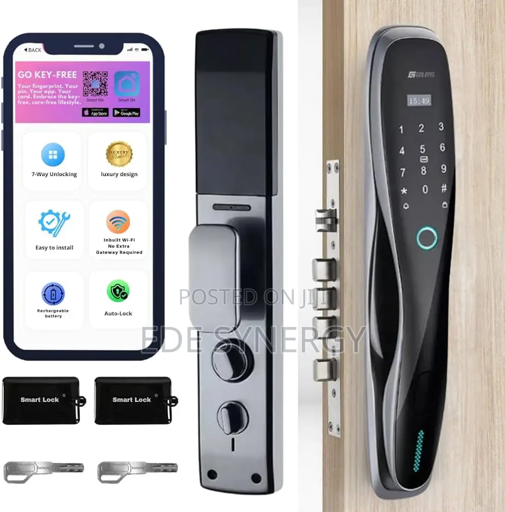 3D Facial Recognition Biometric Digital Smartlock