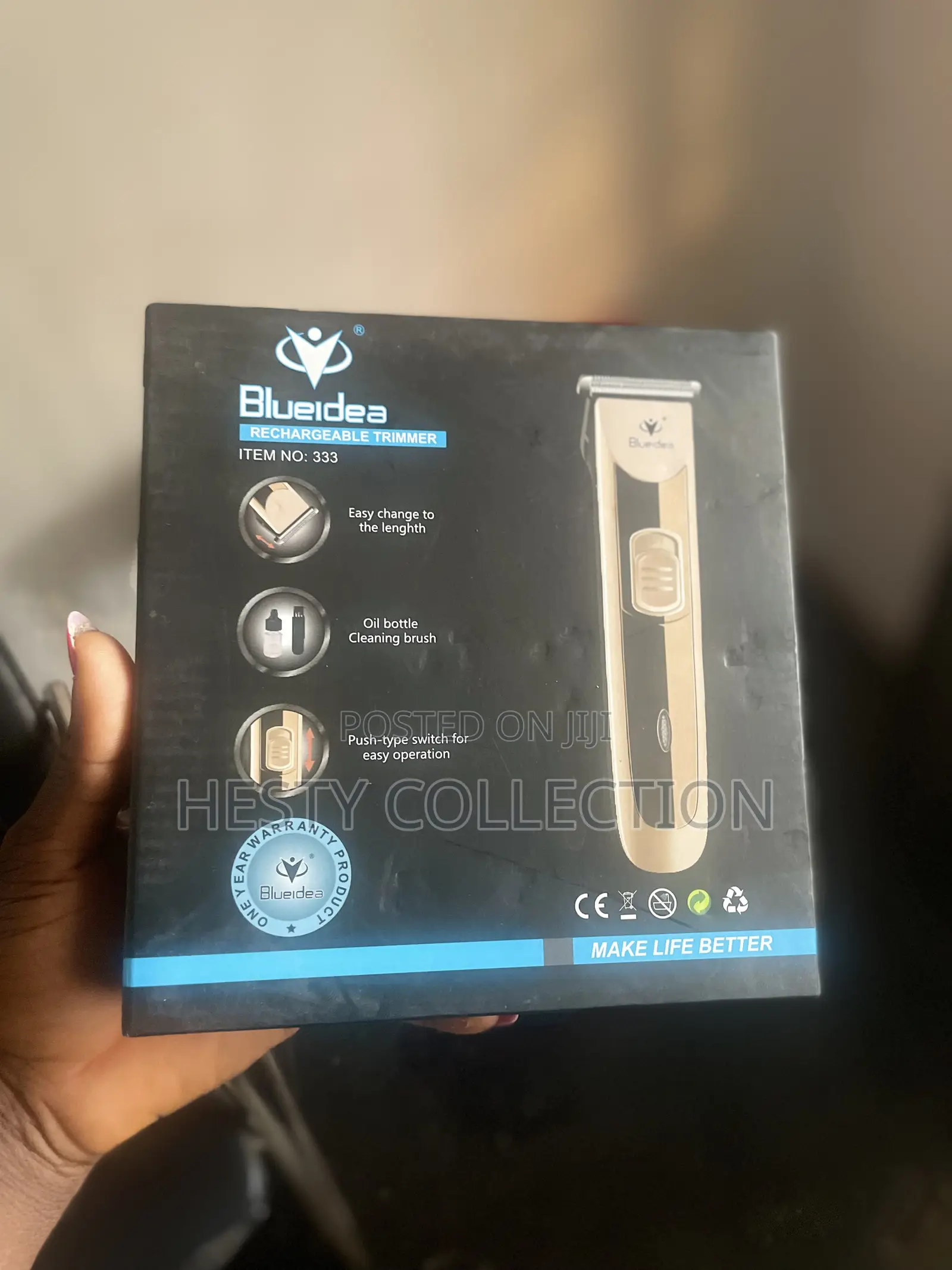 Blueidea Cordless Rechargeable Clipper Trimmer