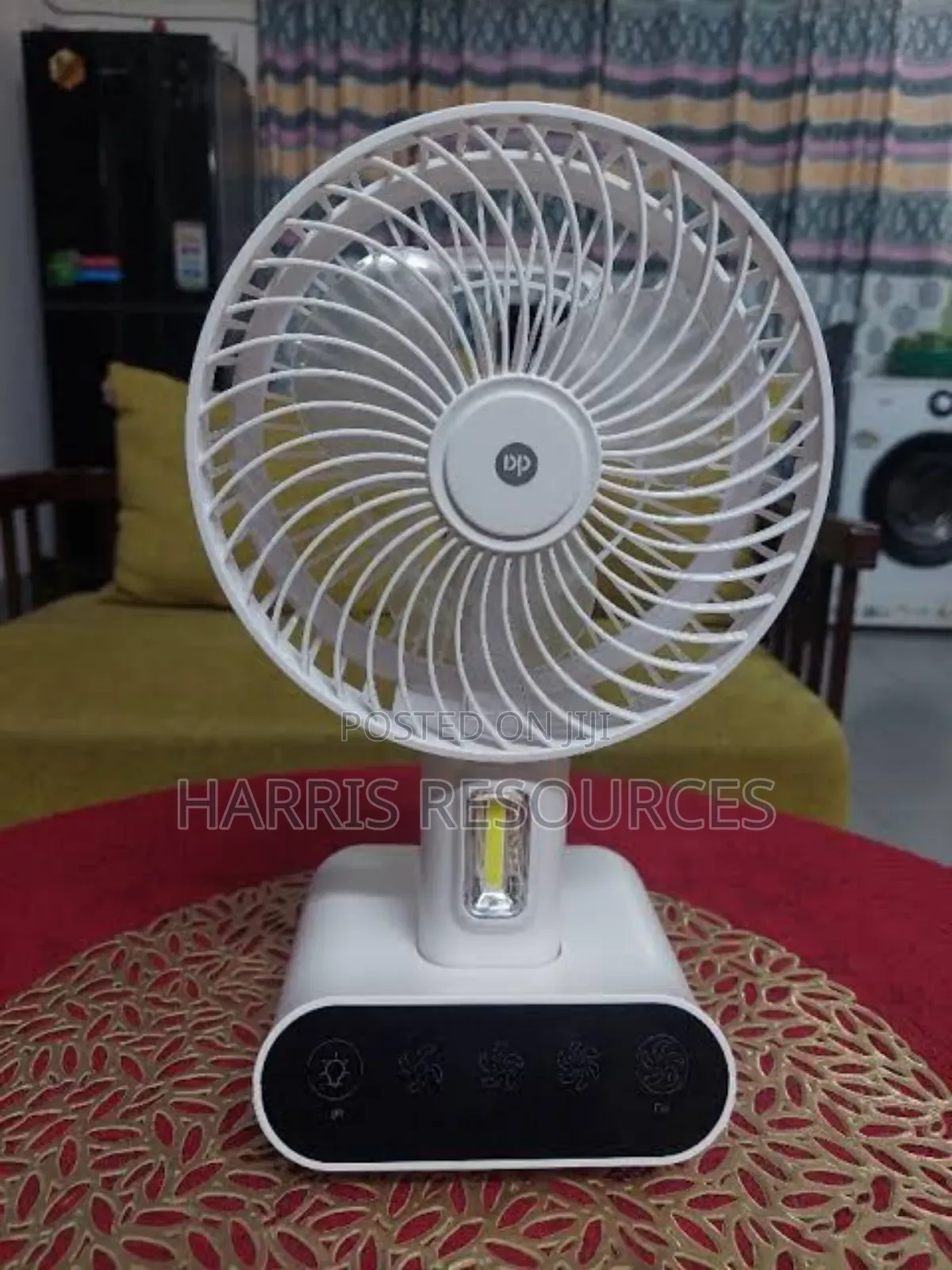 Dp Rechargeable Smart Touch Fan 7624 -3000mah