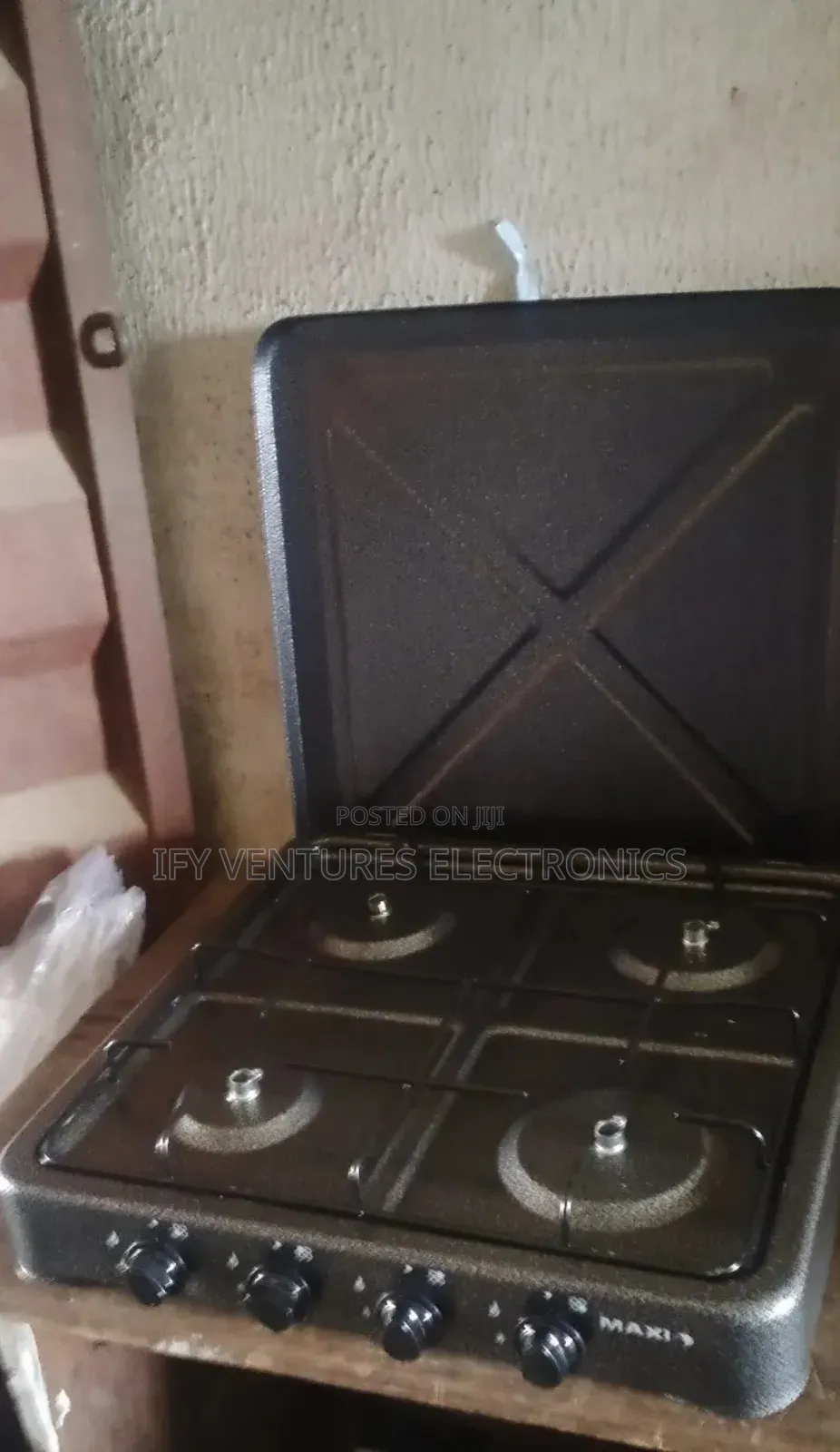 Maxi 4 Burner Table Top Gas Cooker 50*50cm.