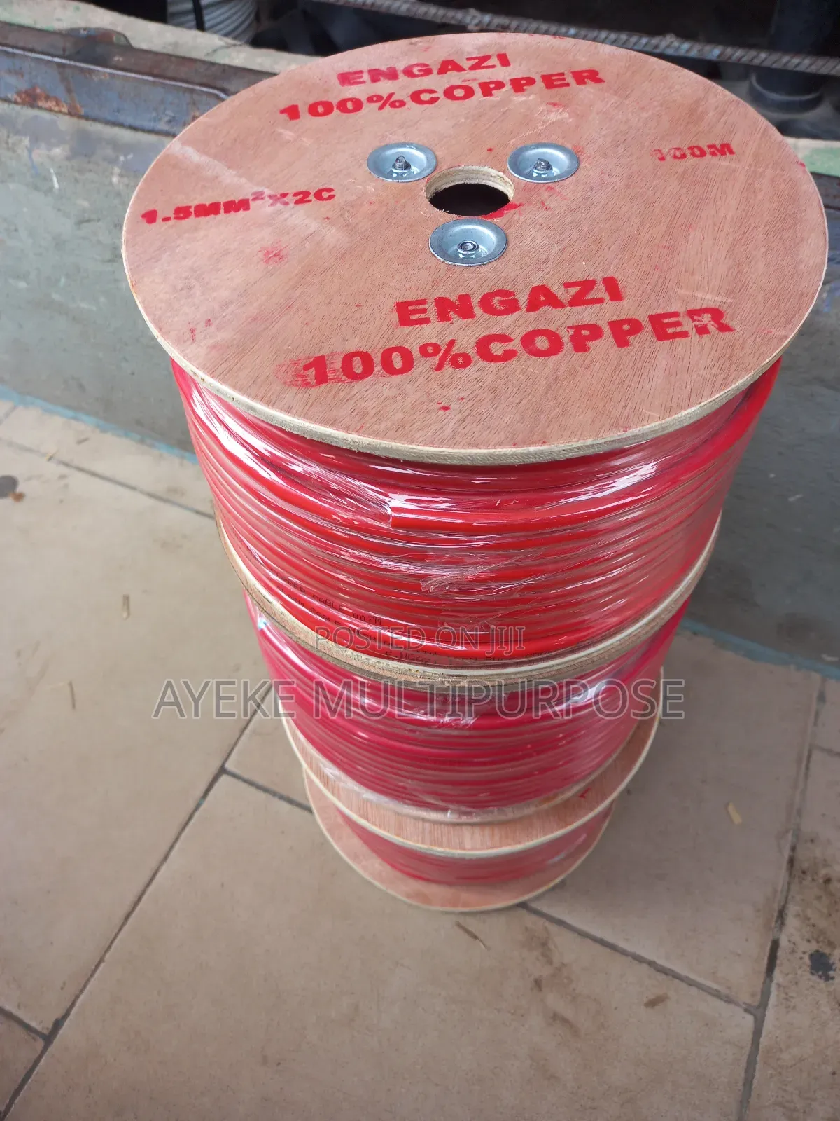Pure Copper 1.5mm X 2 Core Fire Alarm Cable