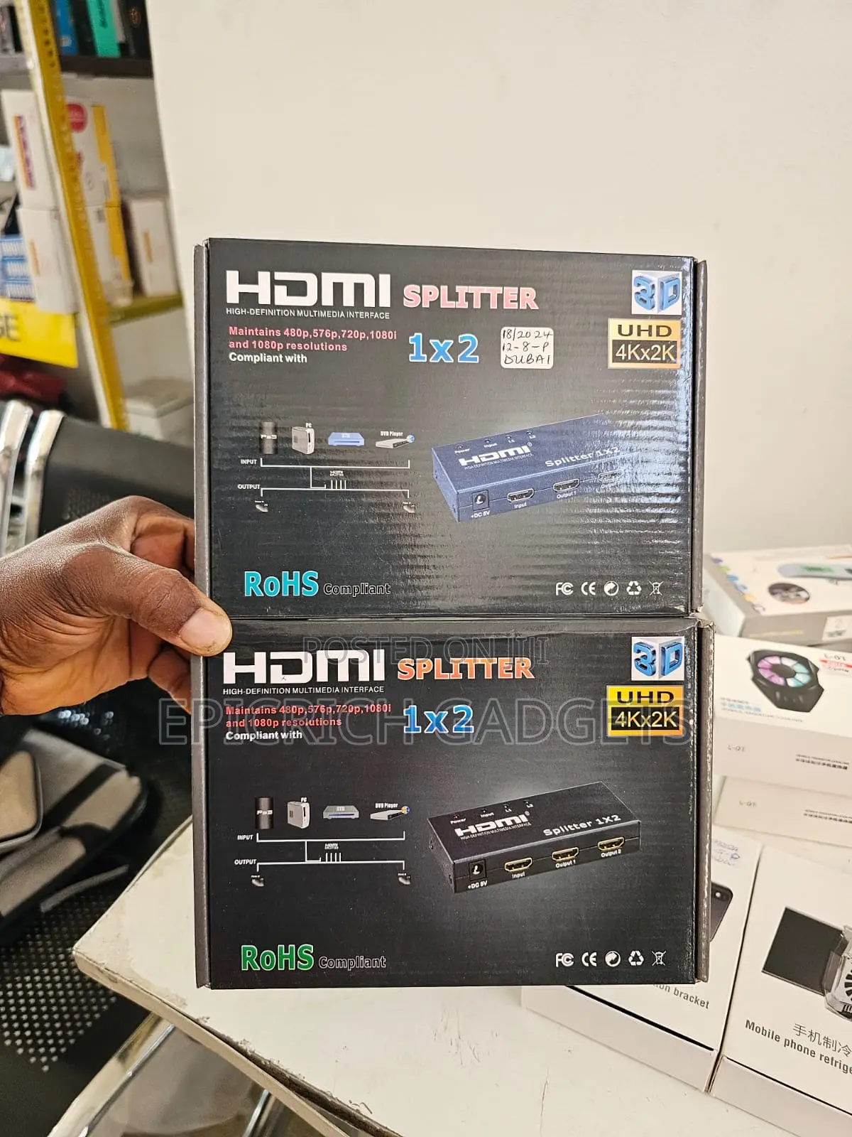 Two Ports HDMI Splitter