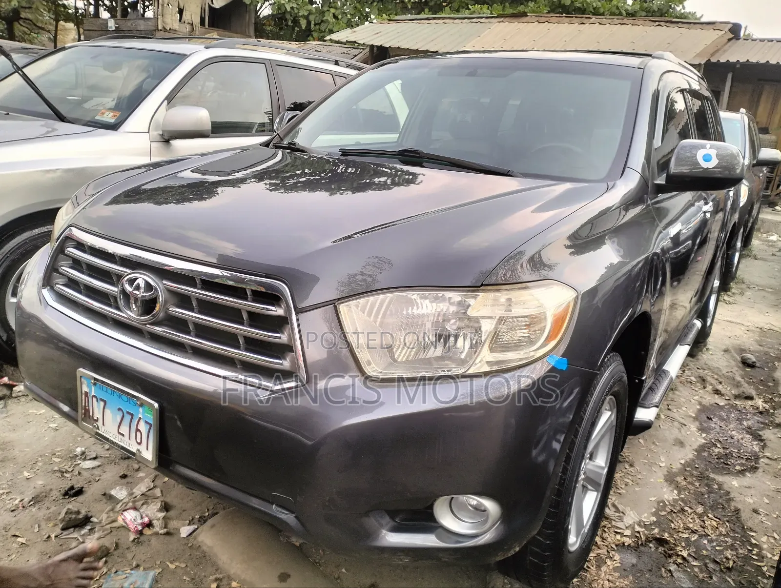 Toyota Highlander 4x4 2009 Gray