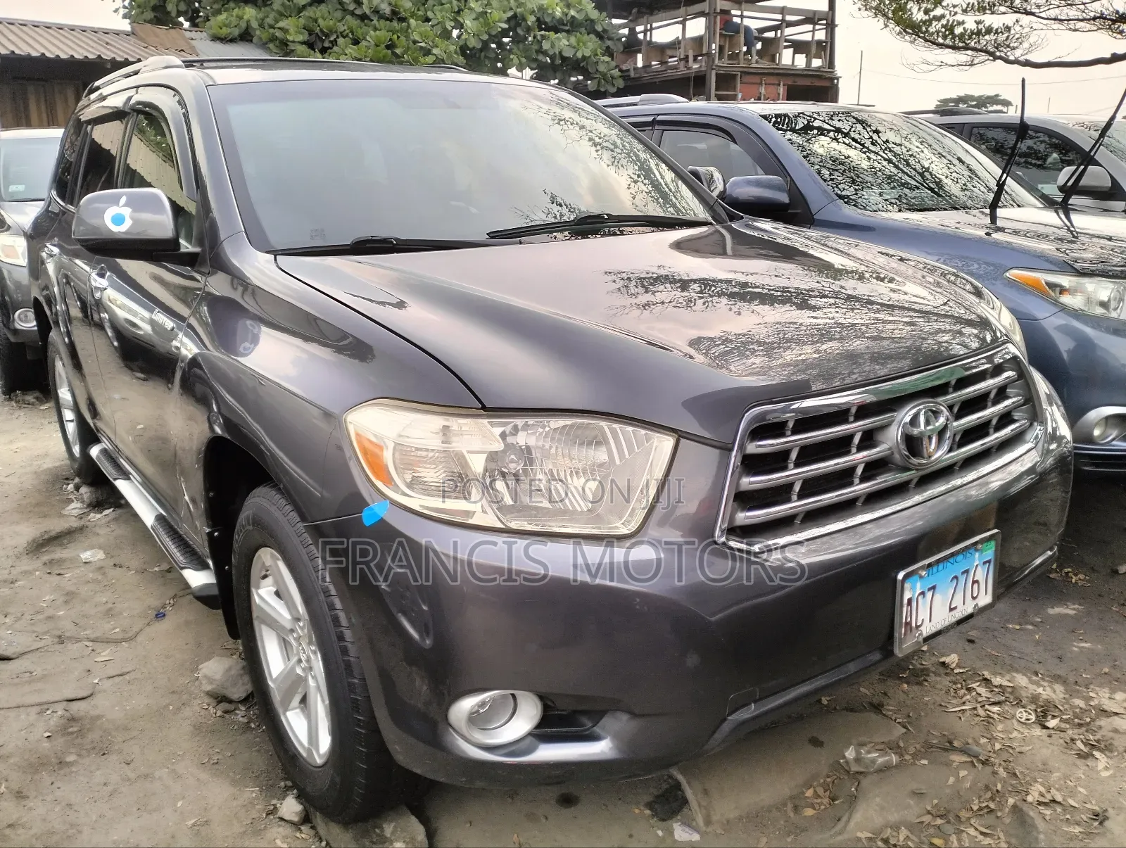 Toyota Highlander 4x4 2009 Gray