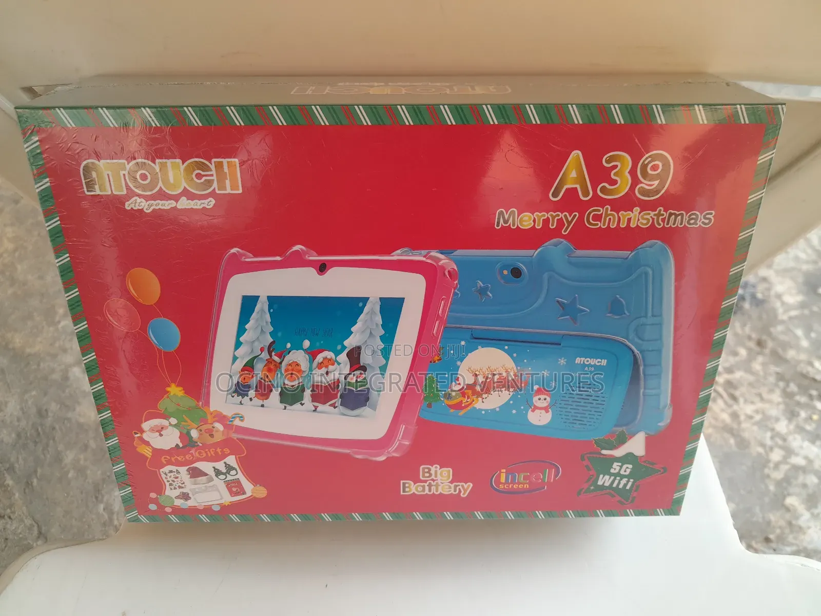Unbreakable Screen Kids Educational Tablet,5000mah Battery