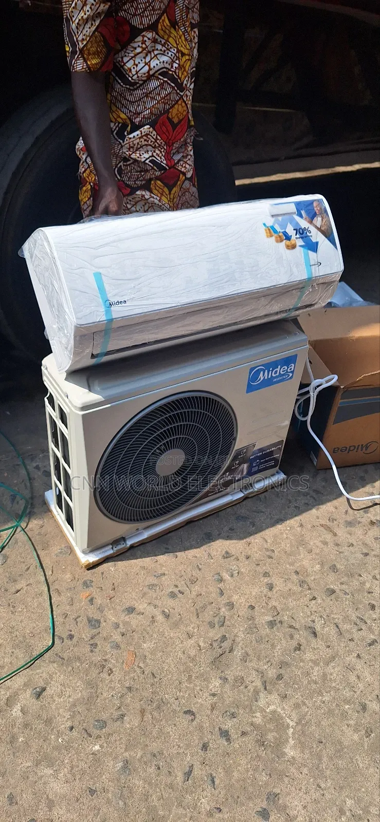 Newmidea Inverter Split Ac Copper(1hp) Fastcooling With Kit