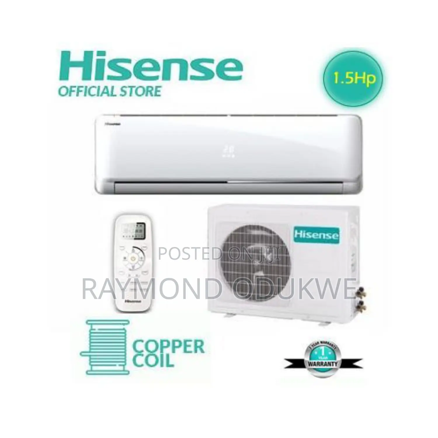 Quality Hisense 1.5hp Inverter System Split Air Conditioner