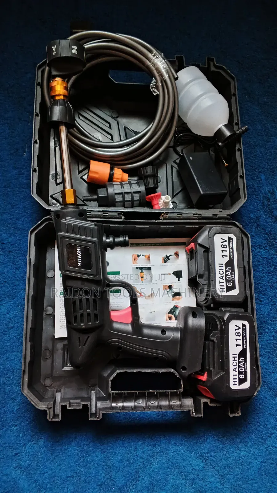 Cordless Pressure Washer HITACHI 118V