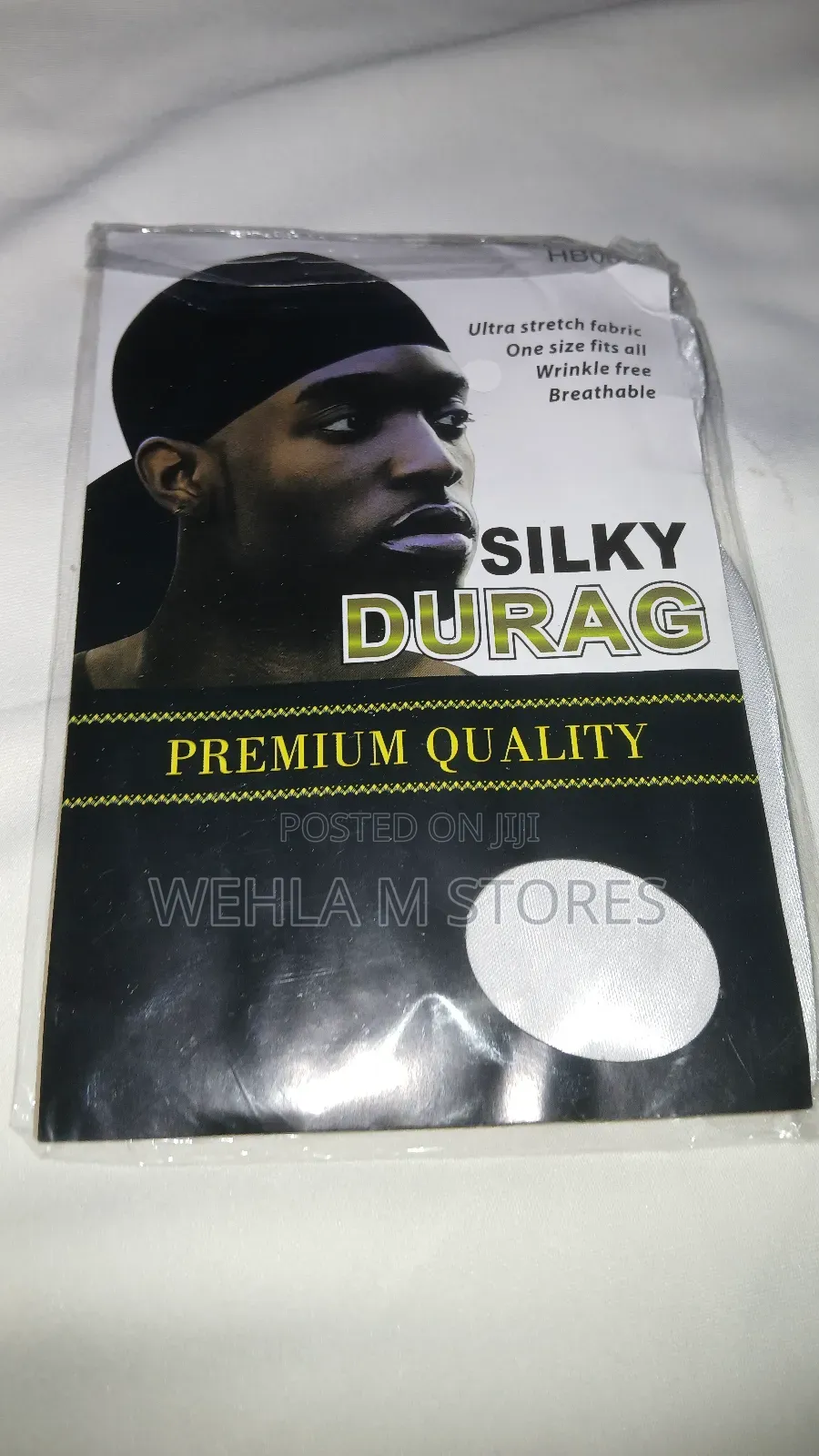 Silky Durag (White Durag)