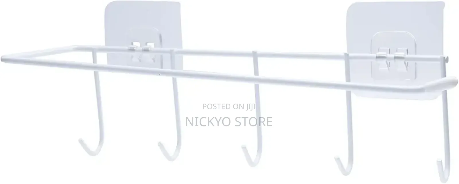 Wall-Mounted Kitchen Roll and Utensil Rack