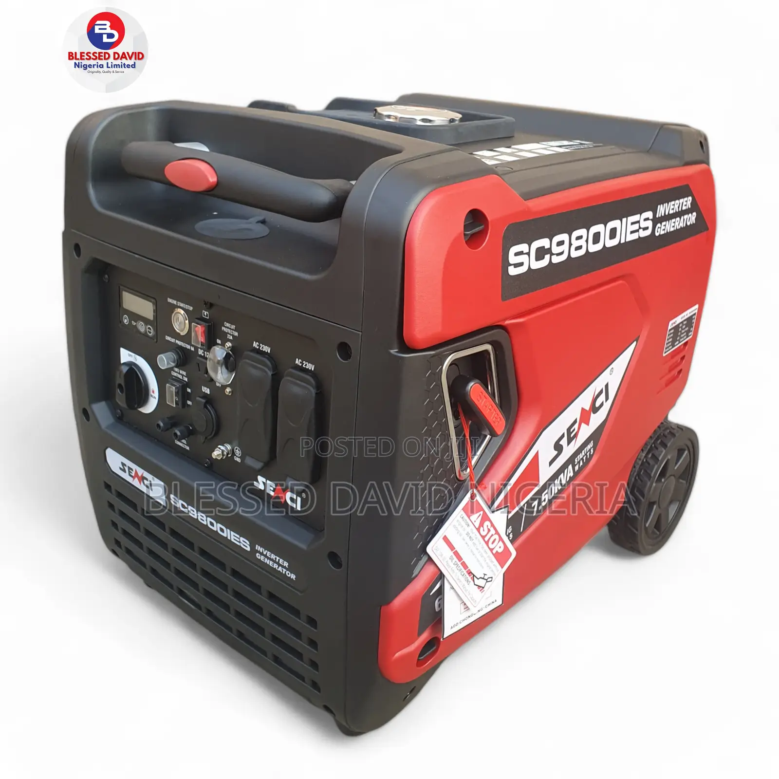 Senci 6.87kva Silent Remote Control Inverter Generator