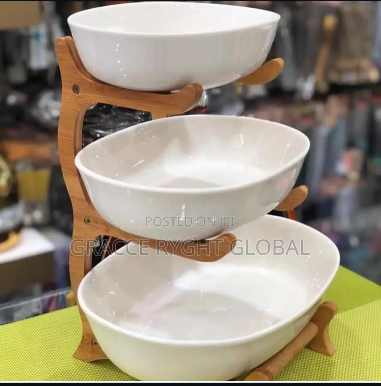 3 Tiers Ceramic Fruit Stand