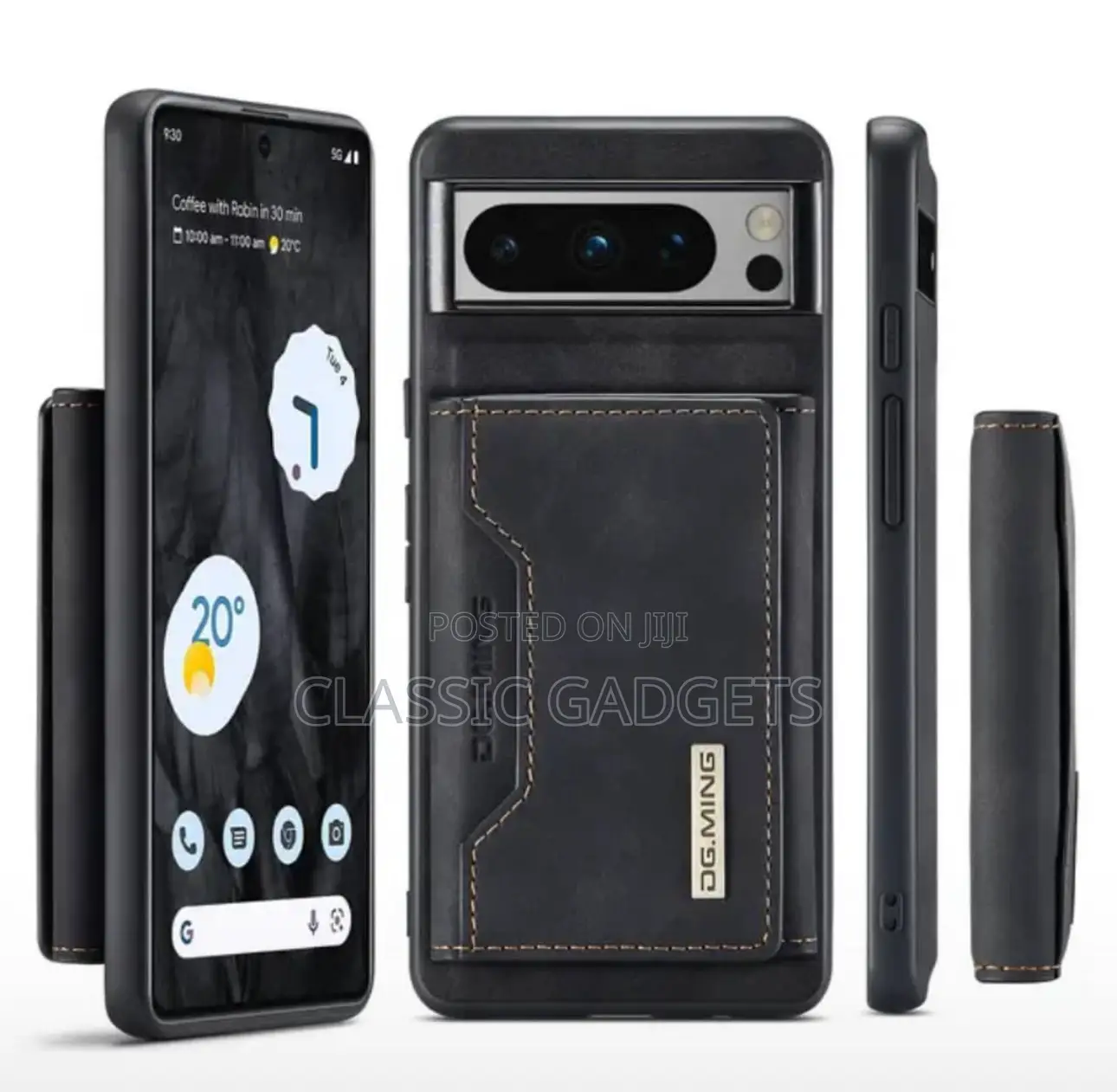 Leather With Wallet Cover for Google Pixel 8 Pro to 9 Pro Xl
