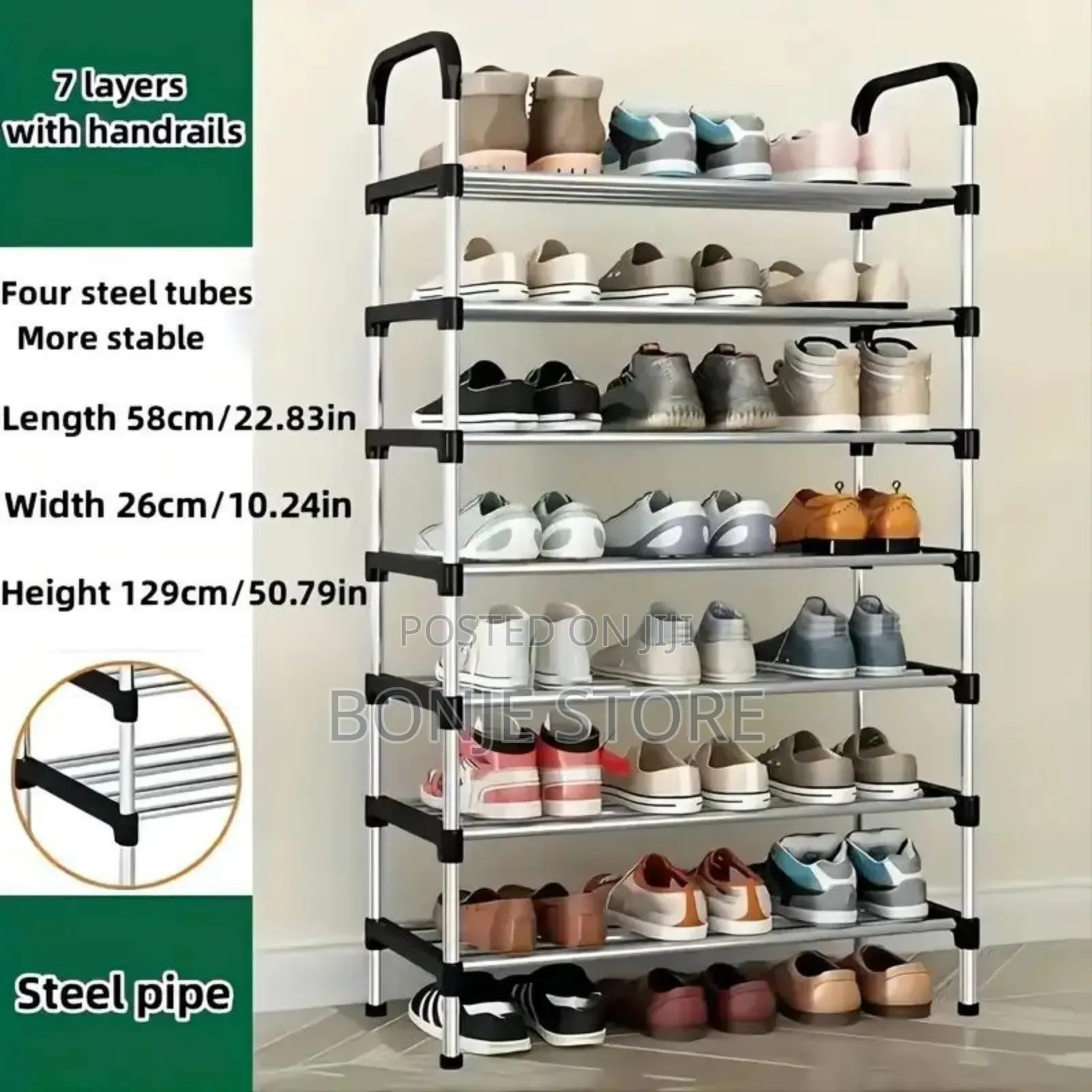 7 Layers Shoe Rack 
Large Capacity Multi-Layer Shoe Storage