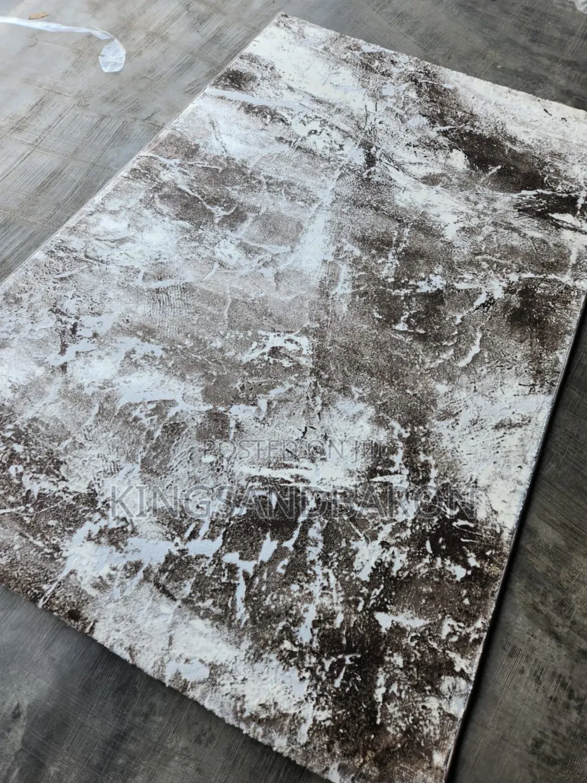 5*7fts Brown Cream Turkey Center Rug Available