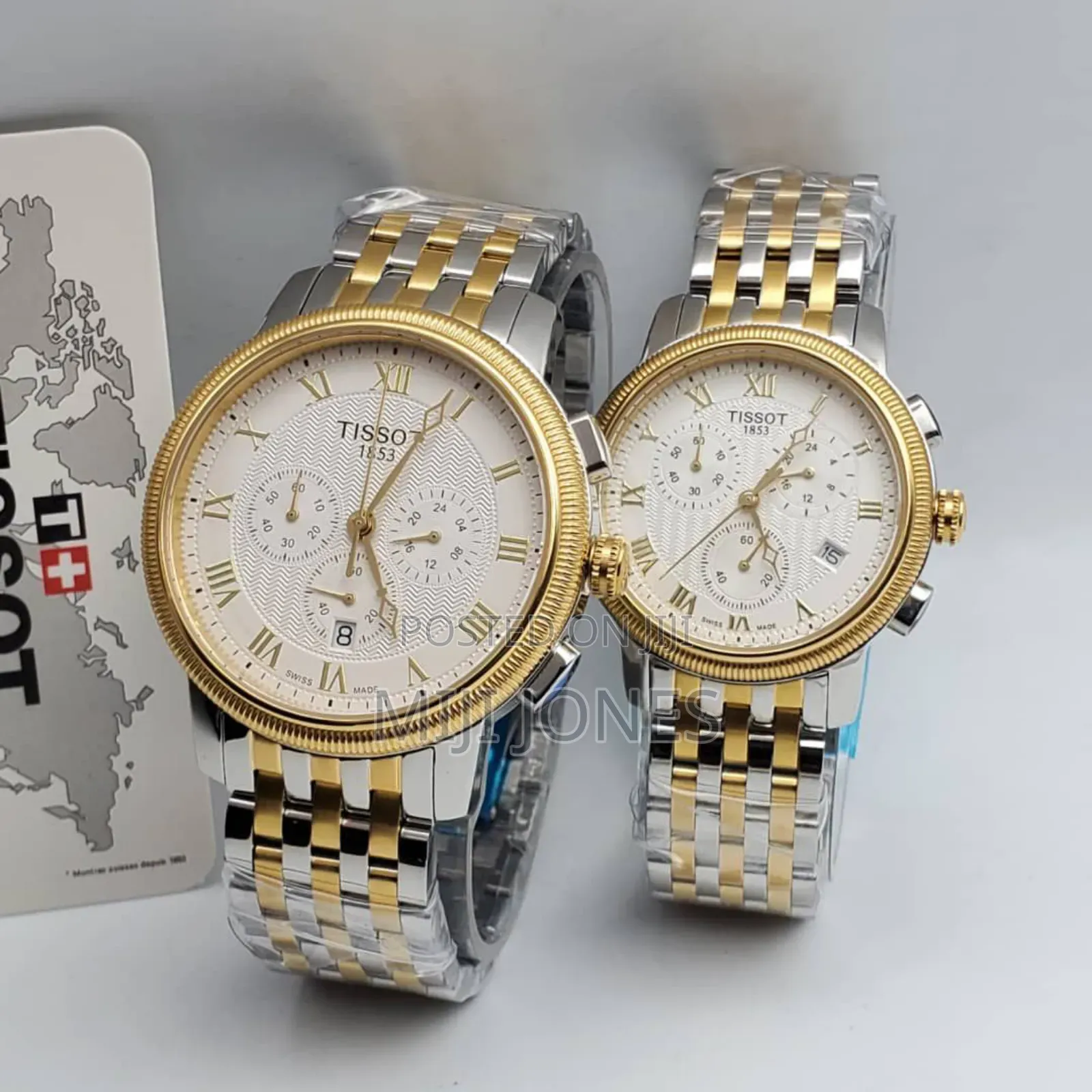 Tissot His Hers Two Tone Watch