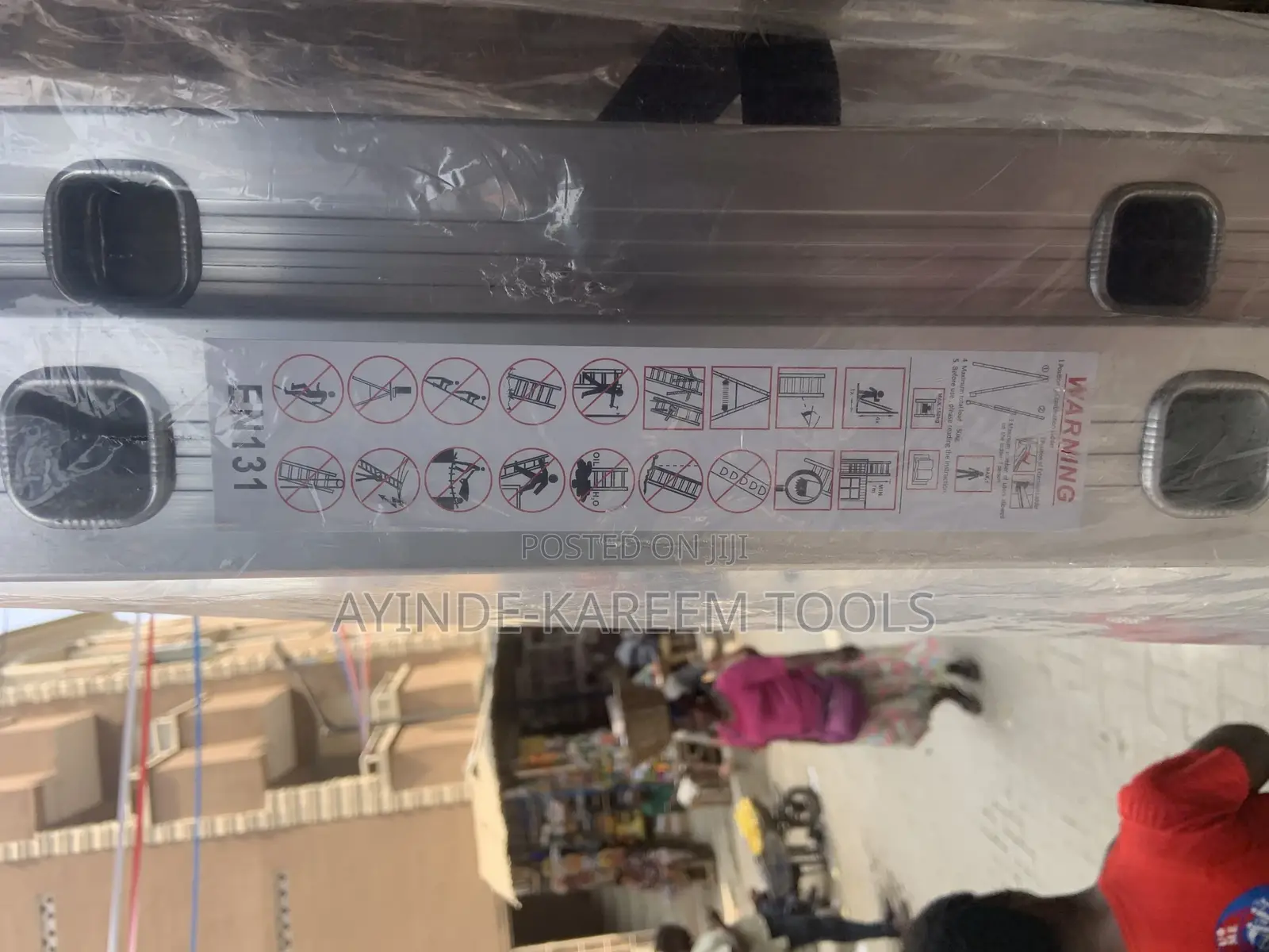 Extension Ladder 150kg (12steps by 2)