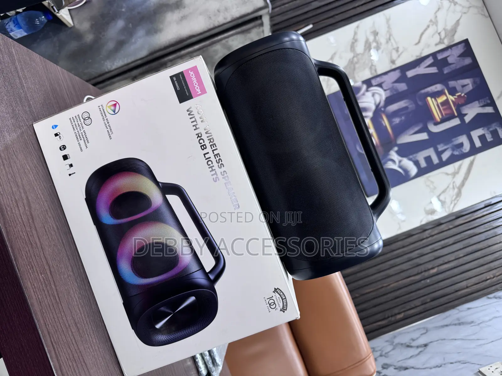40W Wireless Speaker With RGB Lights
