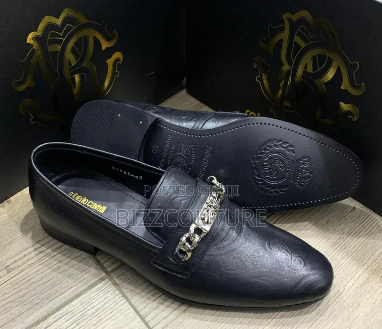 Original Italian Roberto Cavalli Loafers Available in Store