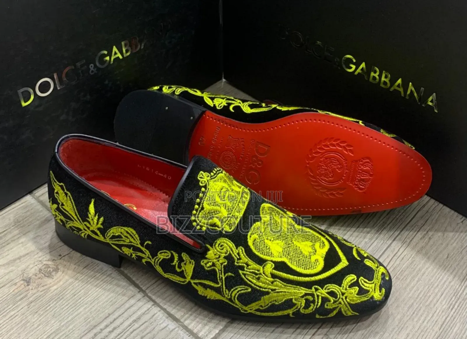 Original Italian Dolce Gabbana Loafers Available in Store