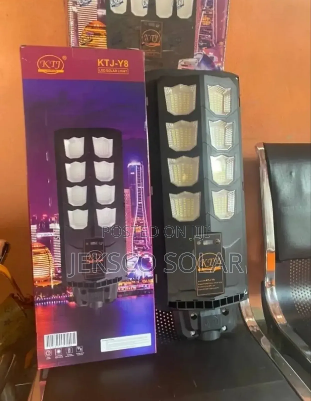 8 Eyes Solar Street Light KTJ, With Sensor.