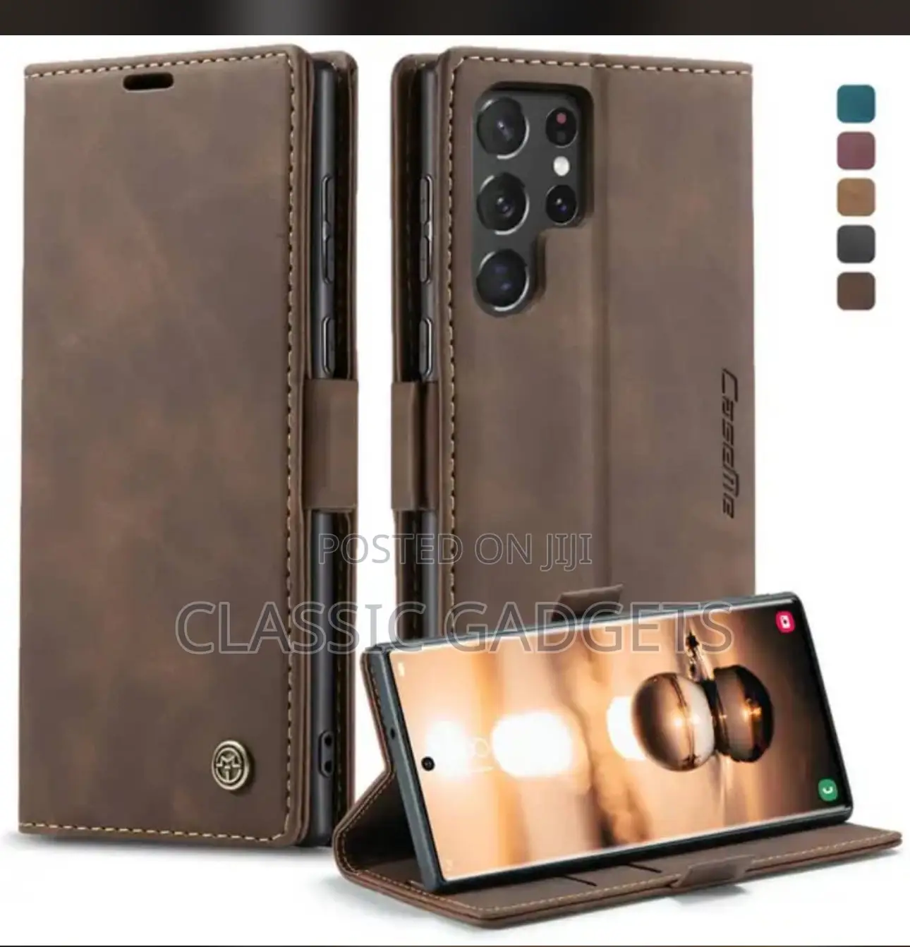 Leather Vintage Wallet Phone Case for Galaxy S25 Ultra