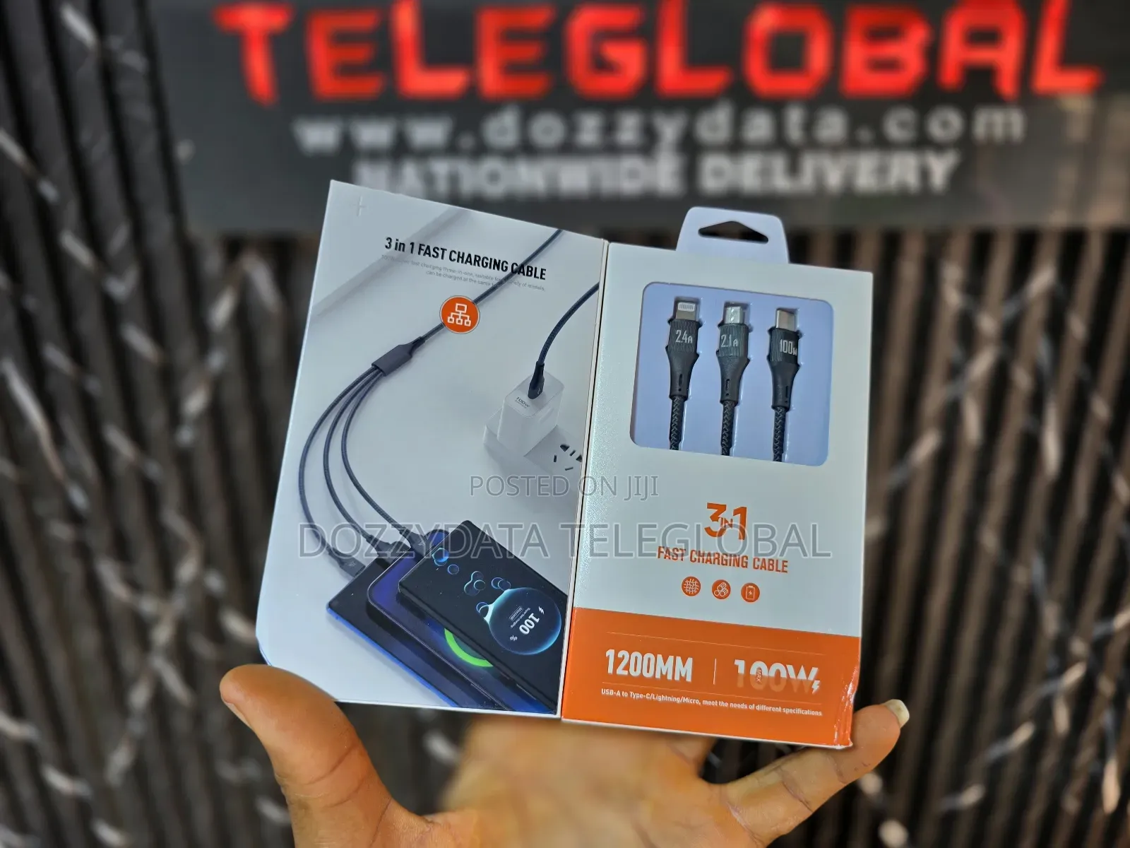 Ldnio Lc97u 100w 3 in 1 Fast Charging Cable