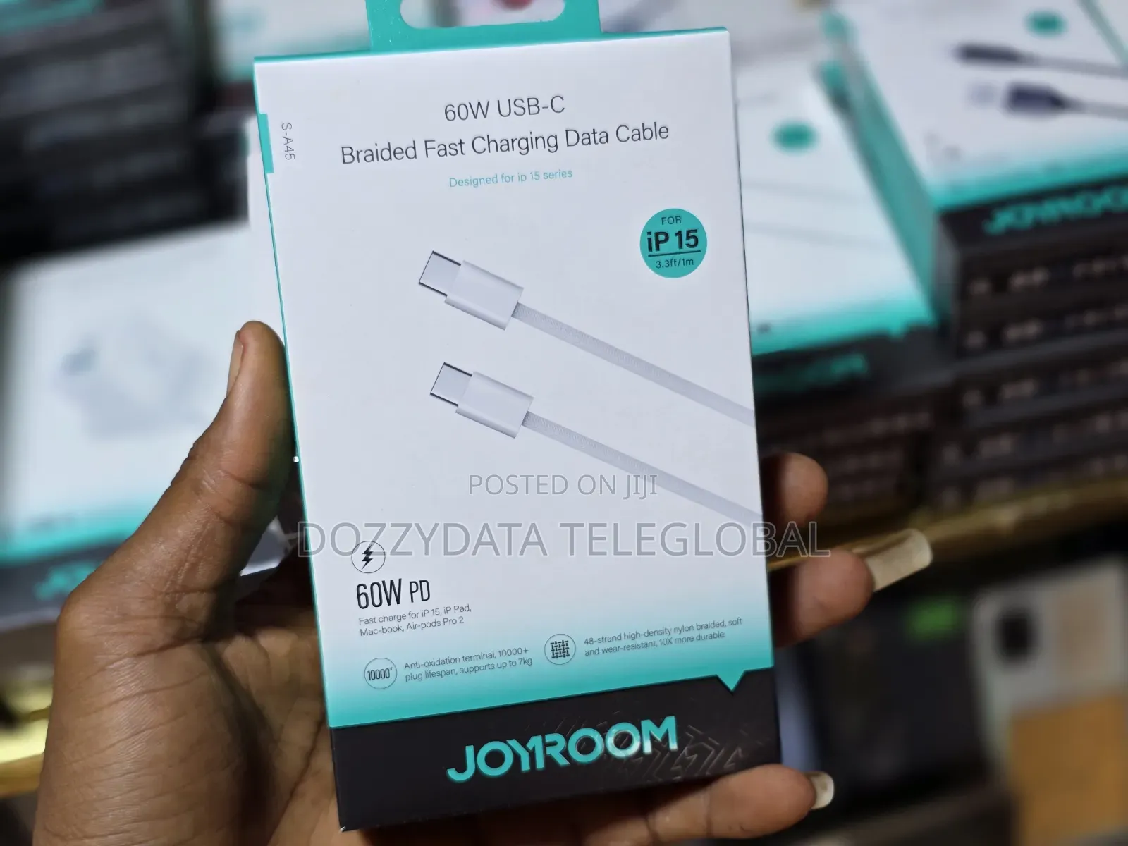 Joyroom 60W PD USB-C Braided Fast Charging Data Cable