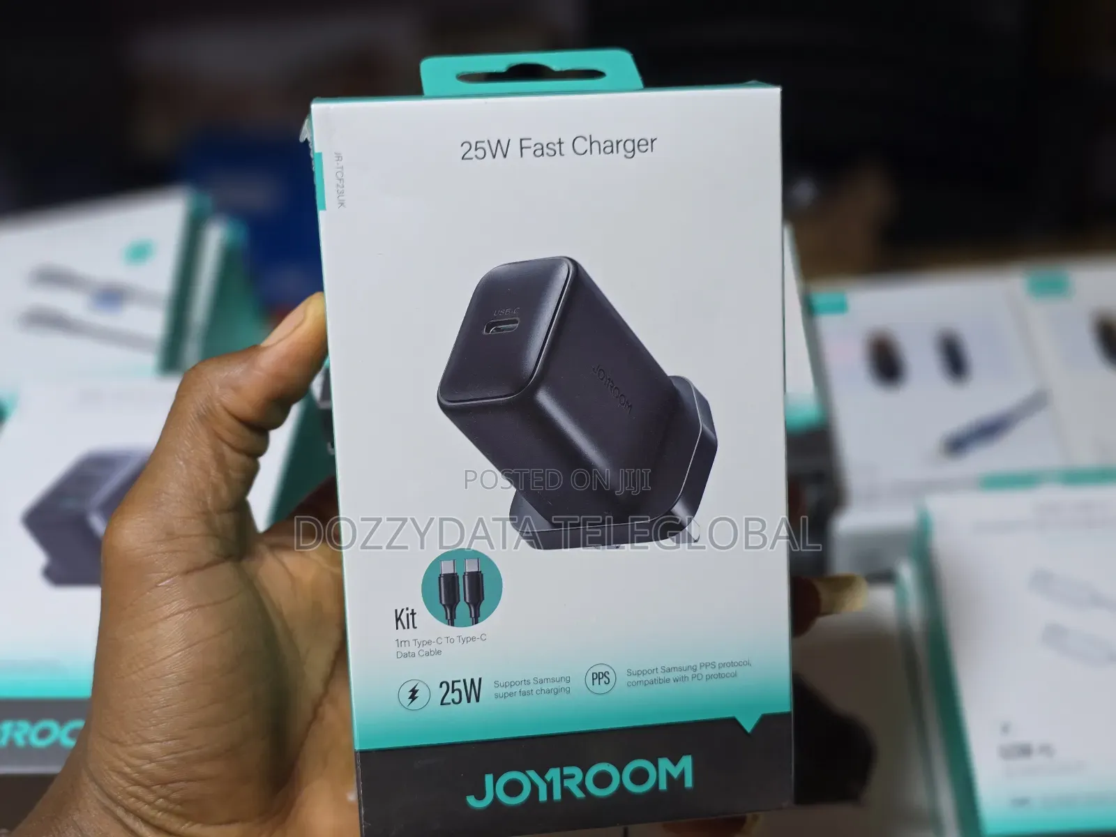 Joyroom 25W Fast Charger 1m Type-C to Type-C Data Cable