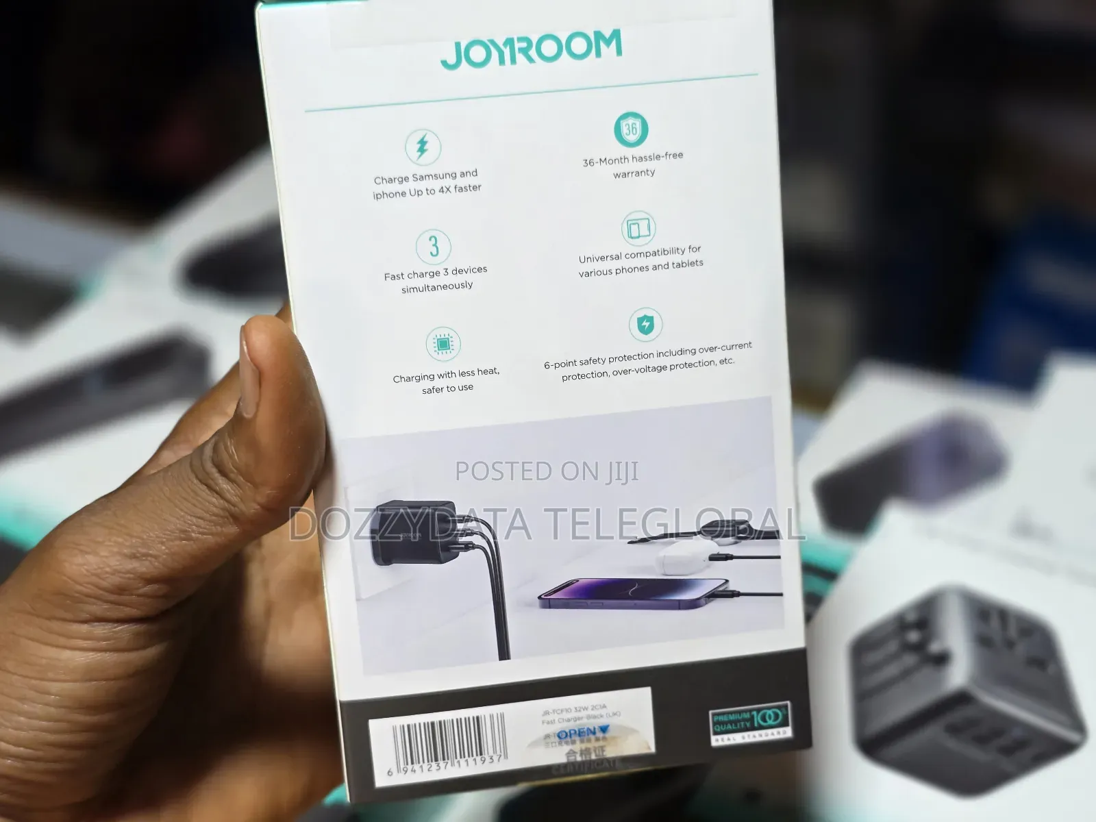 Joyroom 32W 2C1A Fast Charger Jr-Tcf10uk