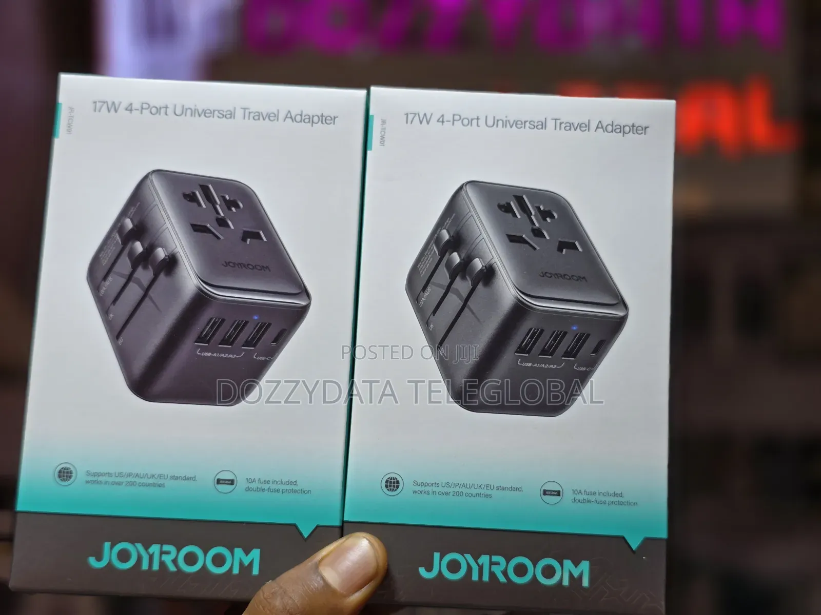 Joyroom 17W 4-Port Universal Travel Adapter