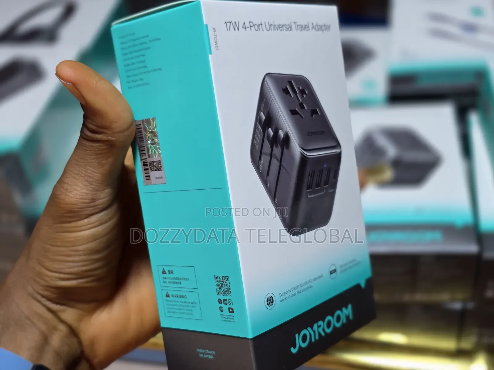 Joyroom 17W 4-Port Universal Travel Adapter