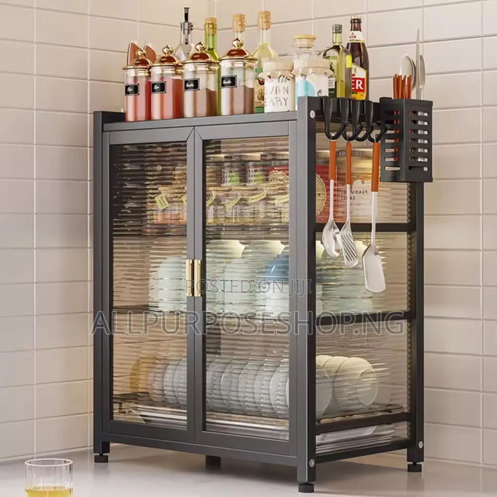 Multi Layer Double Door Rack With Cover