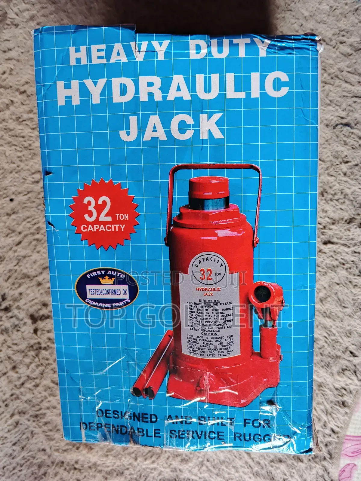 32 Ton Hydraulic Jack (Heavy Duty)
