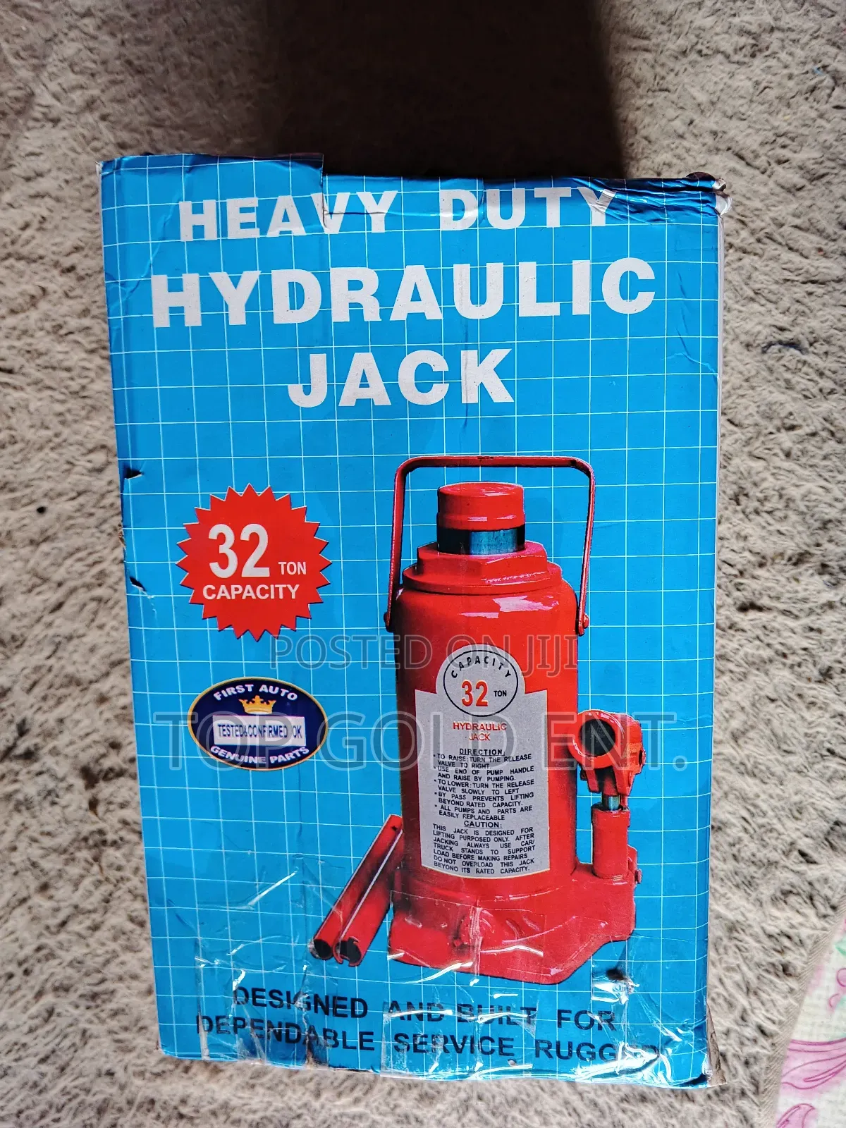 32 Ton Hydraulic Jack (Heavy Duty)