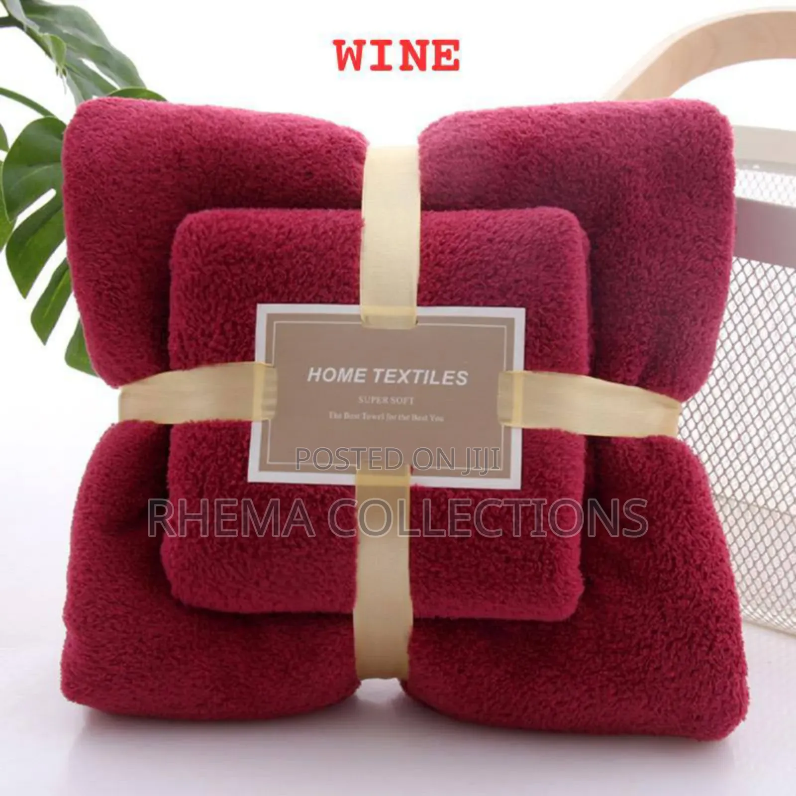 2in1 Home Textiles Super Absorbent Soft Fluffy Towel