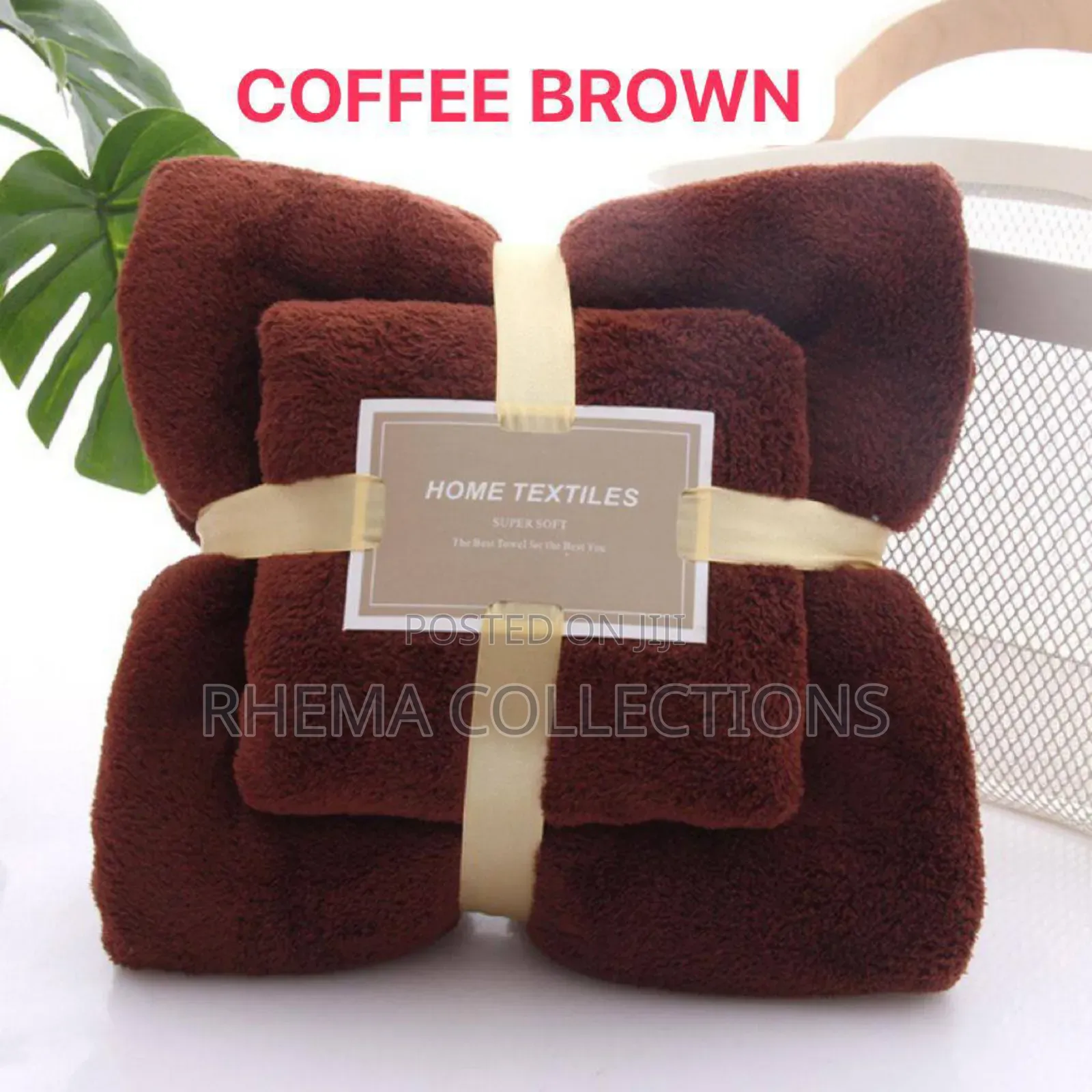 2in1 Home Textiles Super Absorbent Soft Fluffy Towel