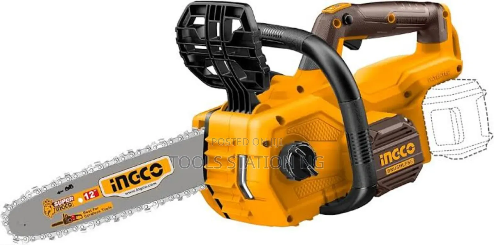 Chain Saw 12", 20v, 4.0amp Battery